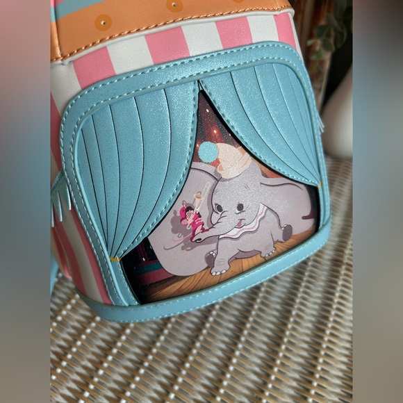 Loungefly Disney Dumbo Circus Tent Light Up Mini Backpack Disneycore whimsycore - Picture 9 of 10
